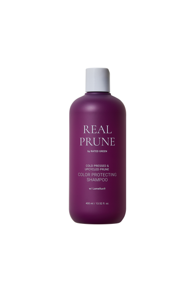 Шампунь захист фарбованого фолосся з екстрактом сливи Rated Green REAL PRUNE COLOR PROTECTING SHAMPOO 400 ml 0004 фото