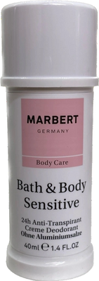 Кремовий дезодорант "Чутливий догляд" Marbert Marbert Bath & Body Sensitive 24h Cream  0211 фото