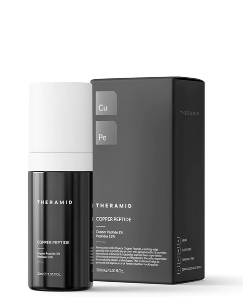 Антивікова сироватка з пептидами чистої міді COPPER PEPTIDE THERAMID 0275 фото