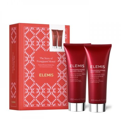 Тропічний дует для душу та тіла Франжипані Elemis The Story of Frangipani Monoi Gift Set  0230 фото