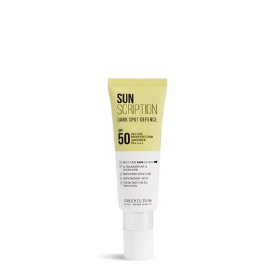 Сонцезахисний крем з освітлюючим ефектом SUNSCRIPTION DARK SPOT DEFENCE SPF50 0032 фото