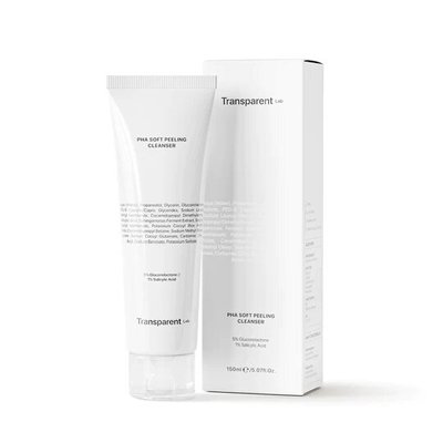 Гель для очищення обличчя з кислотами Transparent Lab PHA Soft peeling cleanser 0084 фото