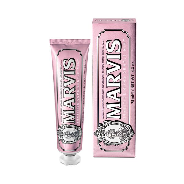 Зубна паста для чутливих ясен Marvis SENSITIVE GUMS GENTLE MINT FLUORIDE 0189 фото